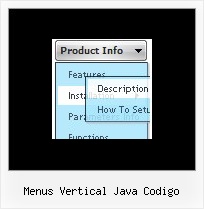 Menus Vertical Java Codigo Menu Desplegable Javascript Java