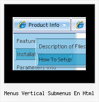 Menus Vertical Submenus En Html Rollover Menus In Javascript