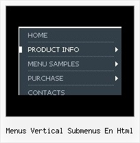 Menus Vertical Submenus En Html Slide In Dhtml Css Menu