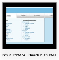 Menus Vertical Submenus En Html Xp Style Toolbar Javascript