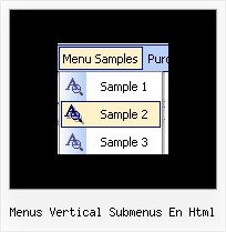 Menus Vertical Submenus En Html Java Script Example