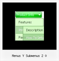 Menus Y Submenus 2 0 Examples Of Pull Down Menu