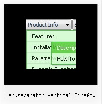 Menuseparator Vertical Firefox Cross Browser Expandable Collapsible Menu