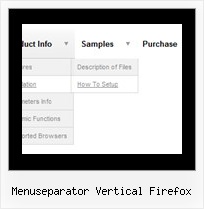 Menuseparator Vertical Firefox Desplegables En Javascript