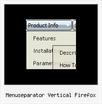Menuseparator Vertical Firefox Java Script Popup Menu