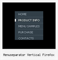 Menuseparator Vertical Firefox Create Javascript Menubars