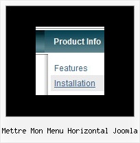 Mettre Mon Menu Horizontal Joomla Dynamic List Javascript