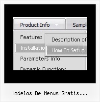 Modelos De Menus Gratis Desplegables Tab Html Javascript