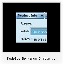 Modelos De Menus Gratis Desplegables Flat Dropdown Html