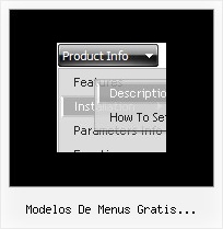 Modelos De Menus Gratis Desplegables Editor Menu Vertical Javascript