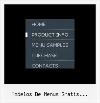Modelos De Menus Gratis Desplegables Tab For Html