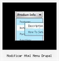 Modificar Html Menu Drupal Tutorial On Drop Down Navigation Bar In Javascript