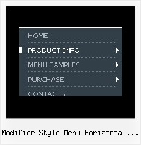 Modifier Style Menu Horizontal Joomla Side Navigation