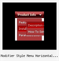 Modifier Style Menu Horizontal Joomla Floating Menu Web
