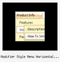 Modifier Style Menu Horizontal Joomla Javascript Tree Example