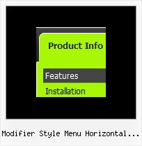 Modifier Style Menu Horizontal Joomla Dhtml Vertical Cascading Menu