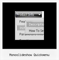 Monoslideshow Quickmenu Transparent Drop Down Menu Samples Html