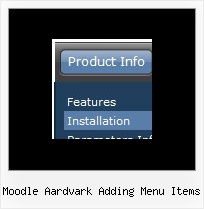 Moodle Aardvark Adding Menu Items Css Pop