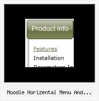 Moodle Horizental Menu And Submenu Templates Mouse Over Html Menu