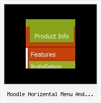 Moodle Horizental Menu And Submenu Templates Dynamic Drop Down