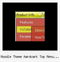 Moodle Theme Aardvark Top Menu Issues Navigation Bar Dhtml