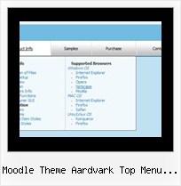 Moodle Theme Aardvark Top Menu Issues Make Menu Pop With Javascript