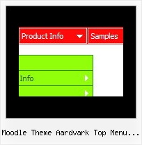 Moodle Theme Aardvark Top Menu Issues Javascript Popup Menu Example