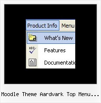 Moodle Theme Aardvark Top Menu Issues Drop Down Html