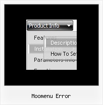 Moomenu Error Java Script Menu
