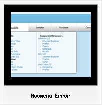 Moomenu Error Website Menu Systems