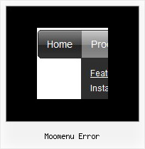 Moomenu Error Dynamic Html Drop Down
