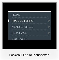 Moomenu Links Mouseover Java Menus Desplegables