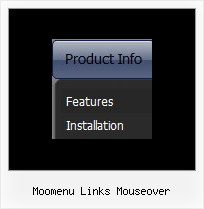 Moomenu Links Mouseover Drop Down Navigation Example