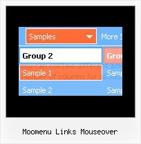 Moomenu Links Mouseover Java Drop Down Menue Tutorial