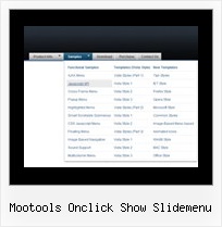 Mootools Onclick Show Slidemenu Drop Down Menus In Web Design