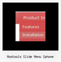 Mootools Slide Menu Iphone Scrolling Website Menus