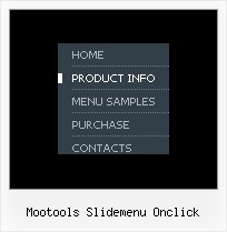 Mootools Slidemenu Onclick Source Code Examples Creating Menus In Javascript