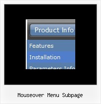 Mouseover Menu Subpage Javascript File Menu