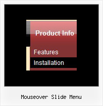 Mouseover Slide Menu Cool Menu Horizontal