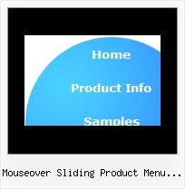 Mouseover Sliding Product Menu Demo Javascript Scrolling Icons