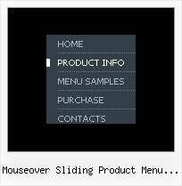 Mouseover Sliding Product Menu Demo Xp Menu Webmenu