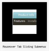 Mouseover Tab Sliding Submenus Dhtml Pop Up Menus Examples