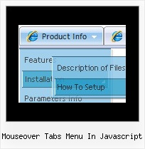 Mouseover Tabs Menu In Javascript How Do I Clear Drop Down On Xp