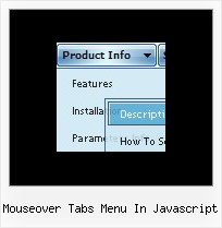Mouseover Tabs Menu In Javascript Html Vertical Tab Menu