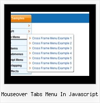 Mouseover Tabs Menu In Javascript Menu Desplegables Javascript
