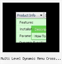 Multi Level Dynamic Menu Cross Frame On Mouseover Vertical Submenu Html