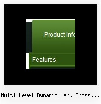 Multi Level Dynamic Menu Cross Frame Menu Desplegables Html