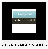 Multi Level Dynamic Menu Cross Frame Expandable Javascript