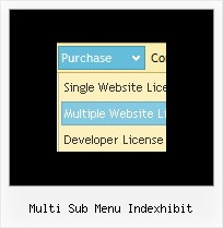 Multi Sub Menu Indexhibit Xp Style Web Pages