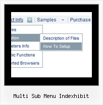 Multi Sub Menu Indexhibit Website Menu Systems
